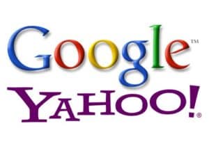 Logo yahoo et google