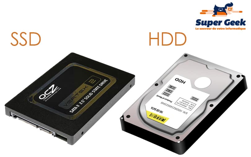 SSD et HDD